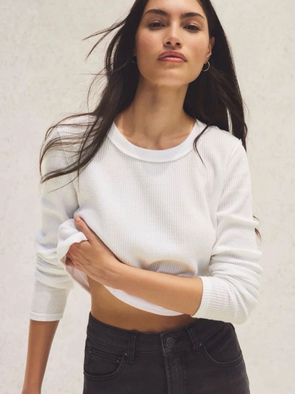 Z Supply Arlet Mini Thermal Top - White